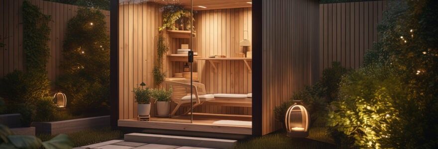 sauna d'extérieur